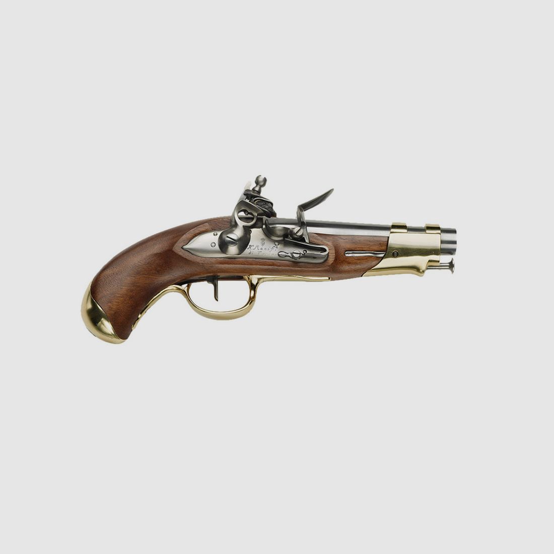 Vorderlader Steinschlosspistole Pedersoli Mod. 1814 Royal Carabinieri Pistol Kaliber 15,2 mm (P18)