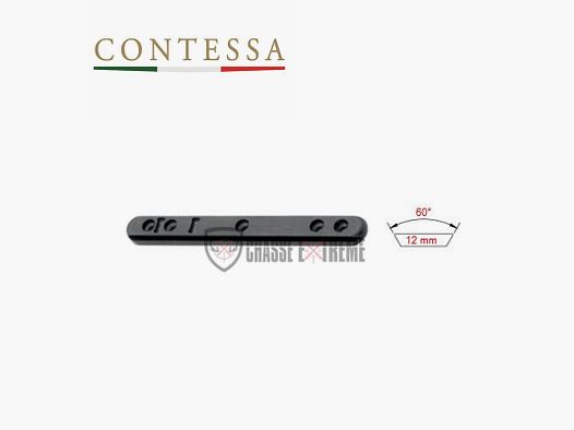 Montage CONTESSA für 12mm Schiene