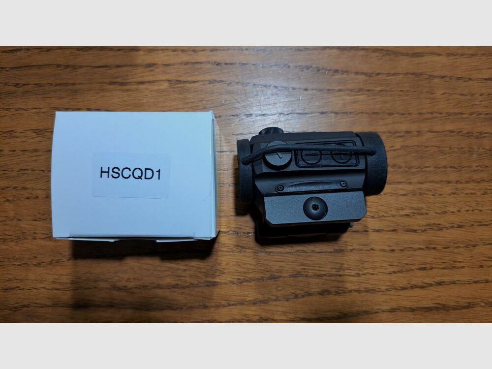 HOLOSUN Holosun HS403C Rotpunkt Visier,2MOA Punktabsehen, Solarzelle,Schnellspannmontage für Pica-Schiene