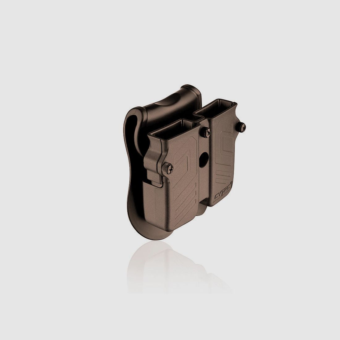 CYTAC Double Mag Pouch Paddle Tan