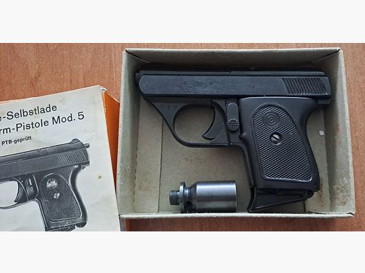 HS Mod.5 Kal. 8 mm Knall/ PTB 100/2 von 1993
