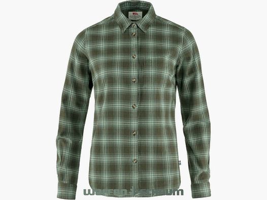 Fjällräven Bluse Övik Flannel Deep Forest/ Patina Green