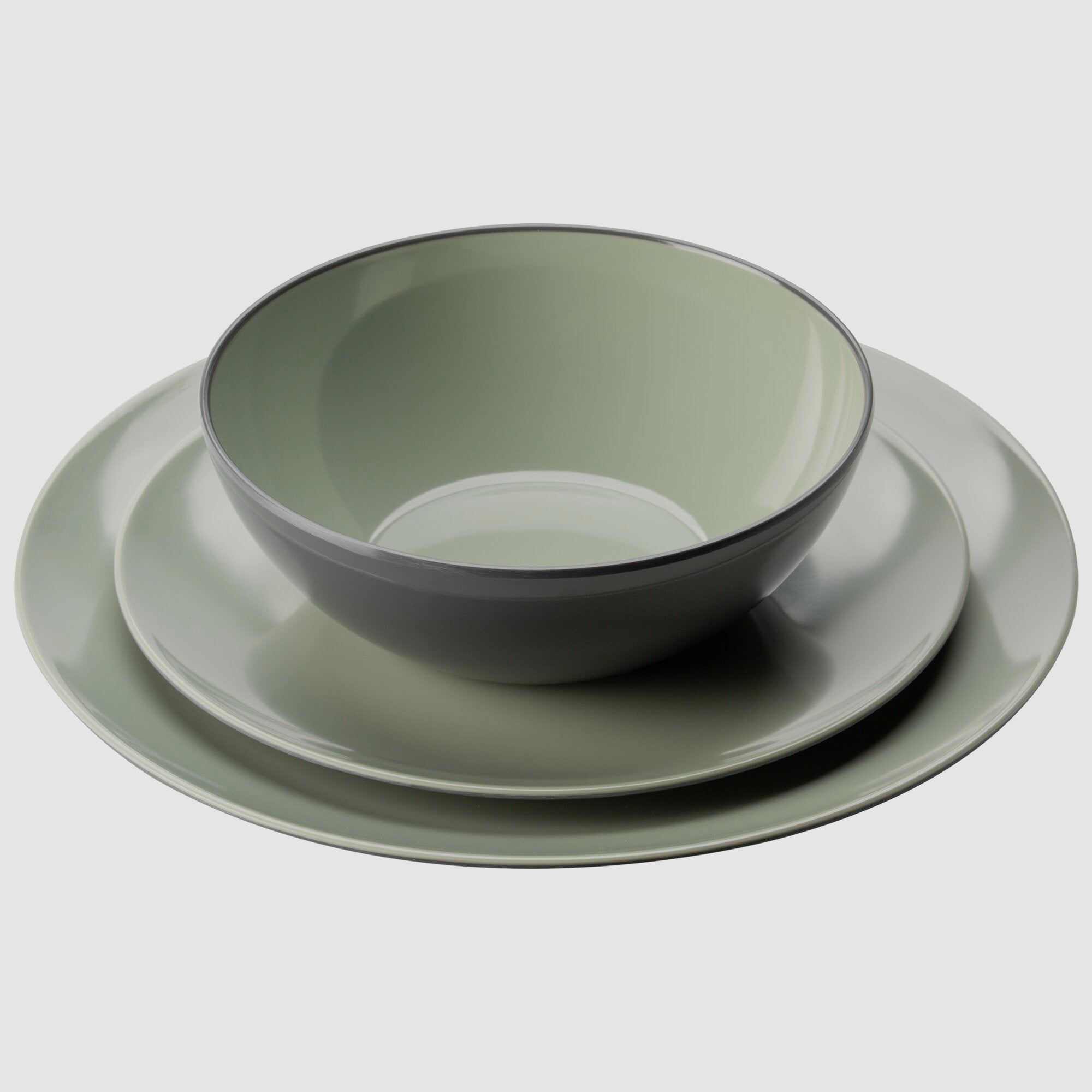 Set di Piatti Vivid Line, Grigio Chiaro, immagine 17 di 17