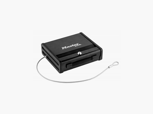 Coffre fort compact à clef avec câble de fixation