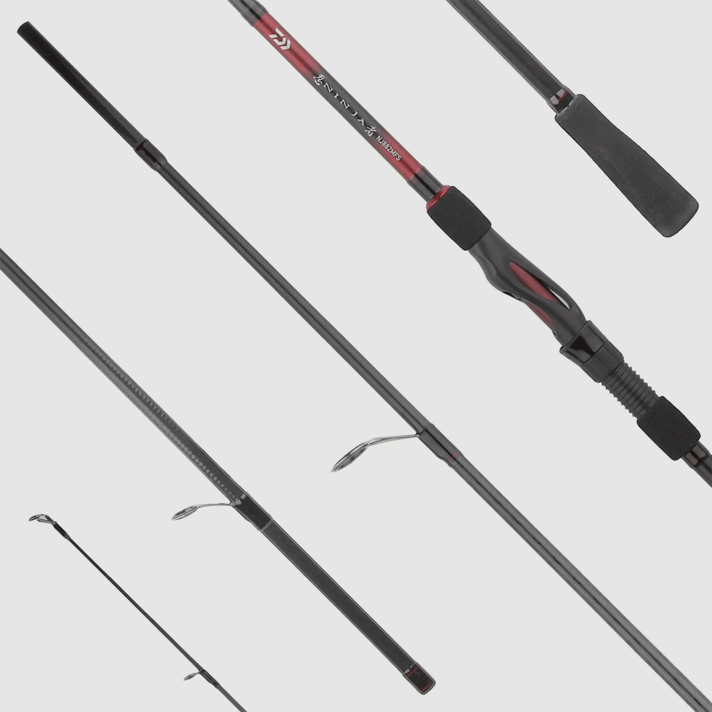 DAIWA – 23 NINJA SPINNING NJ612ULFS 1.85m | 2pcs | 97cm | 3-10g, image 2 of 2