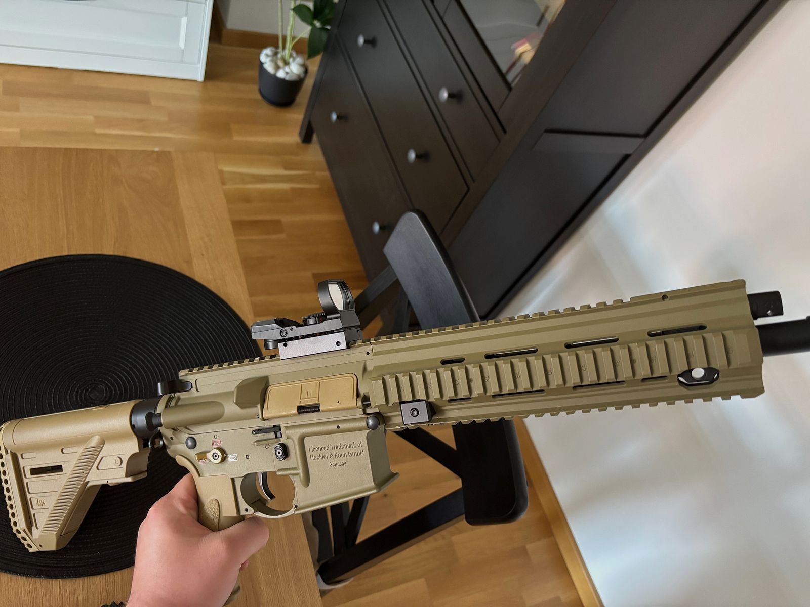 HK 416 von Umarex plus Rotpunkt und Tasche