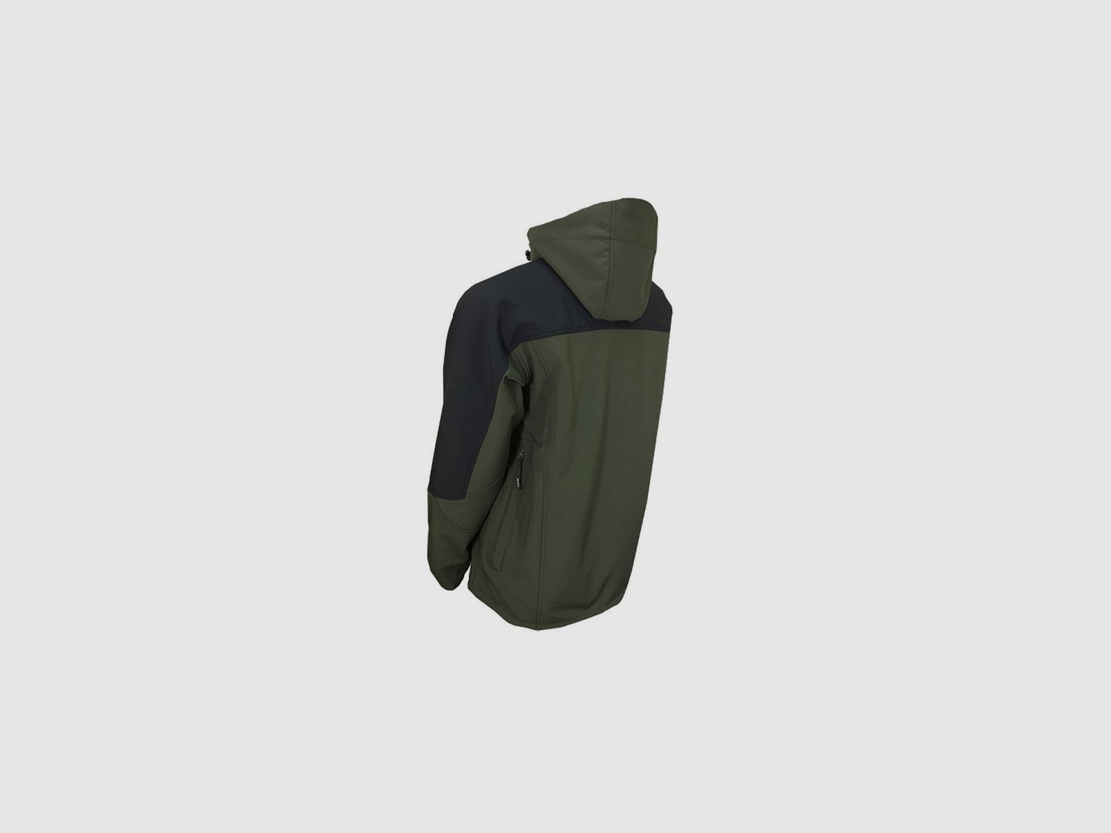 SAFARI GIACCA SOFTSHELL VERDE ART. SG01, immagine 2 di 4