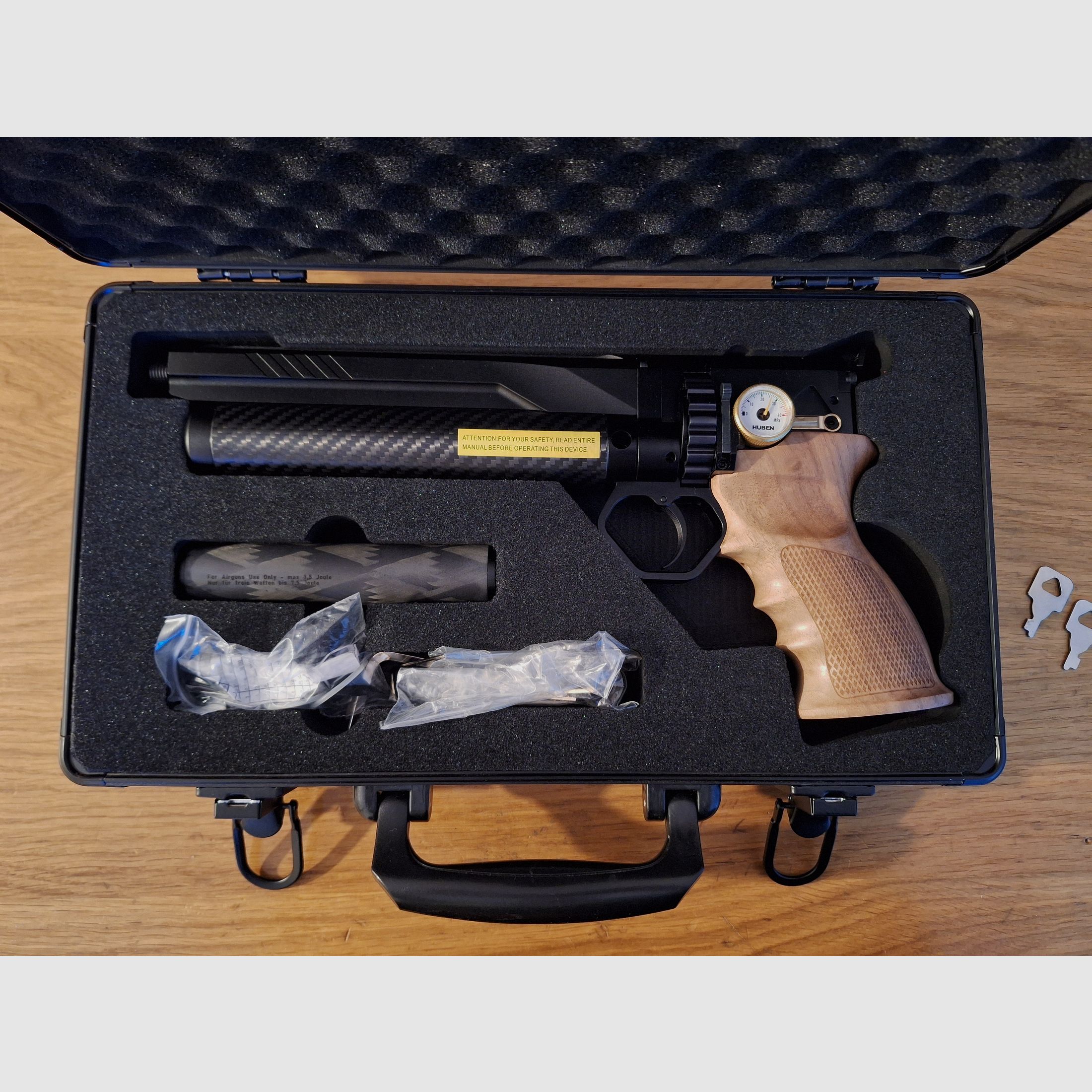 Huben GK1 V3 incl. silencer 7.5 Joules, very good condition,