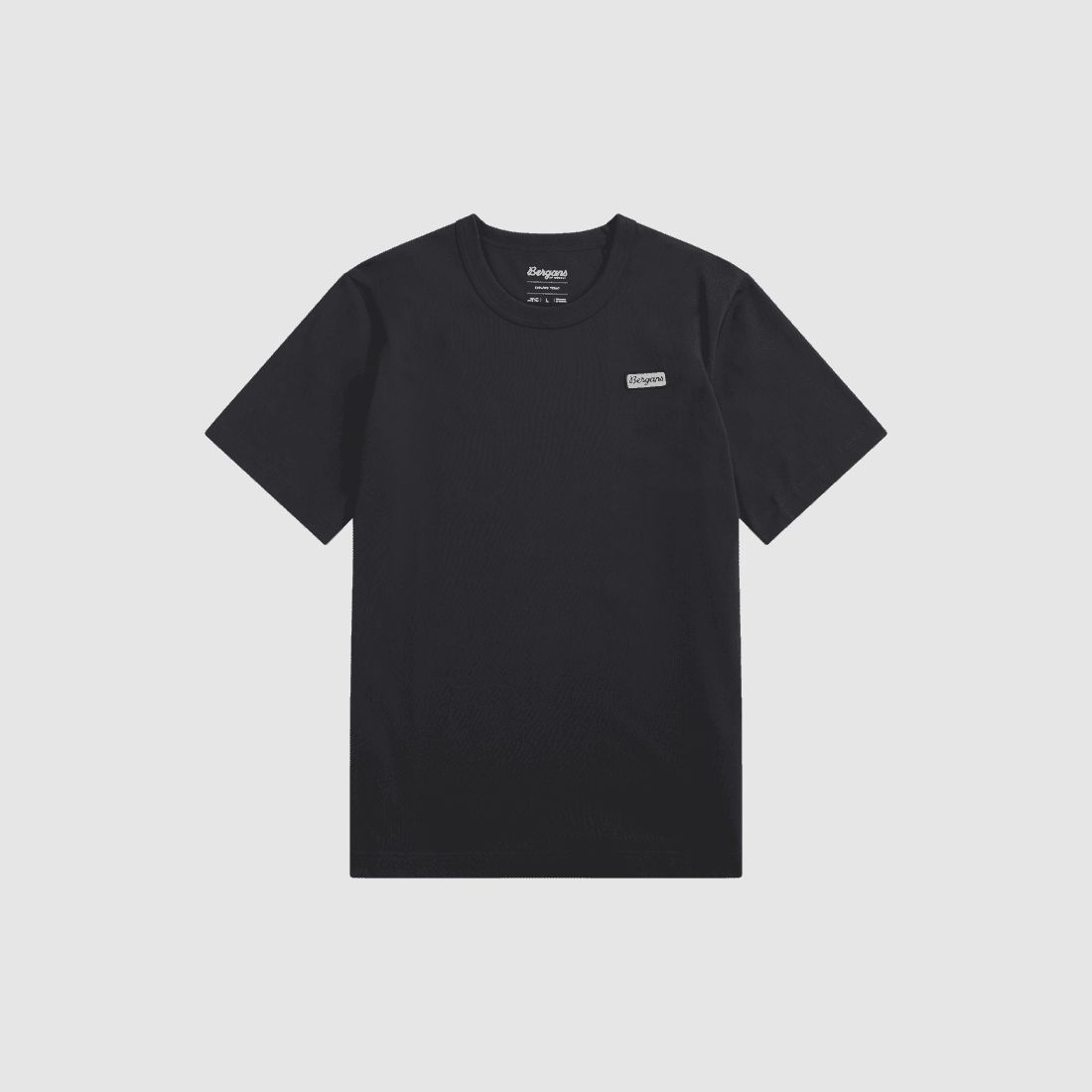 Bergans Logo Cotton Tee Men Dark Shadow Grey L