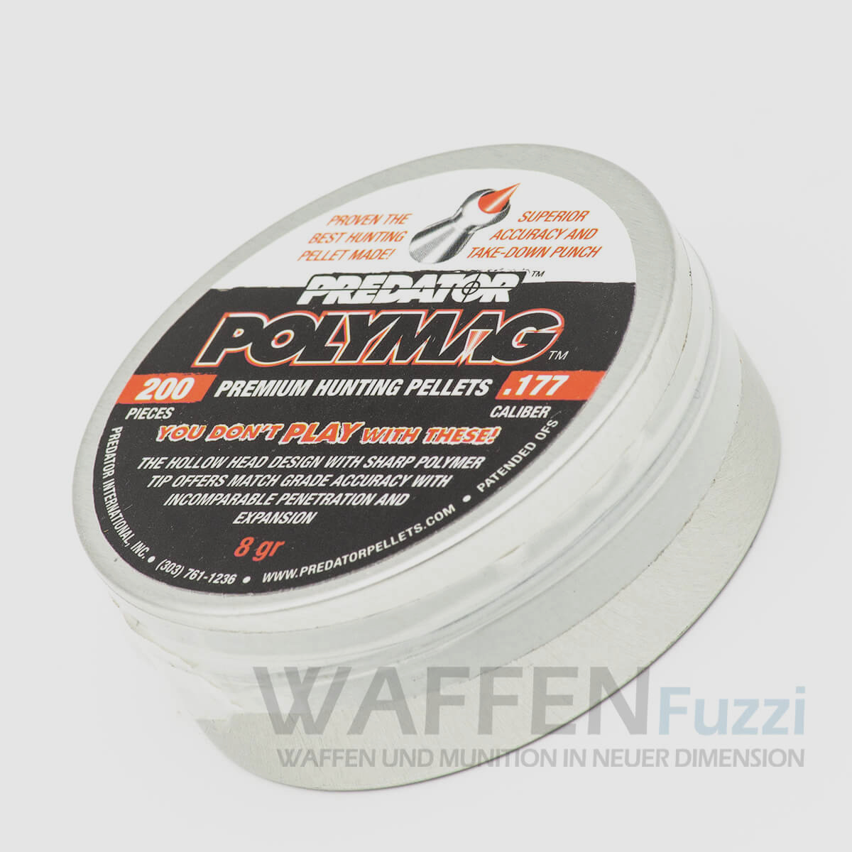 JSB Predator Polymag calibro 4,5 mm diabolo a punta in polimero