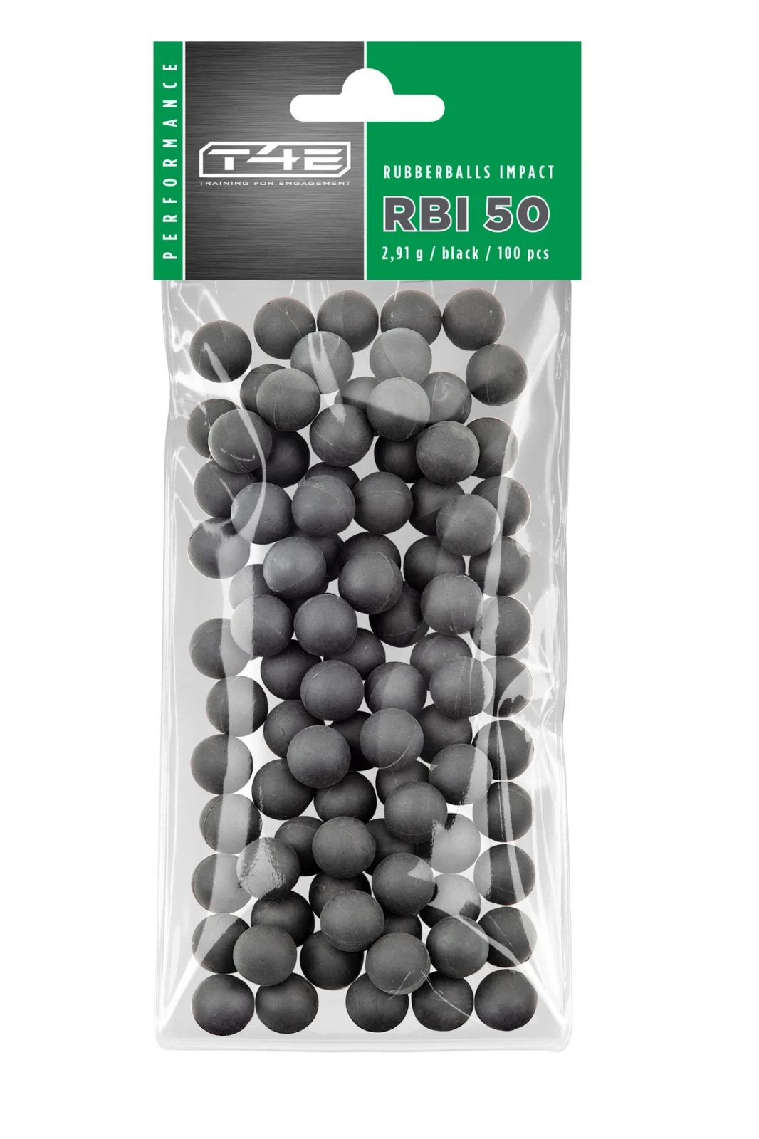 KULKI GUMOWE Z RDZENIEM STALOWYM T4E KAL. 50 X100 – RBI