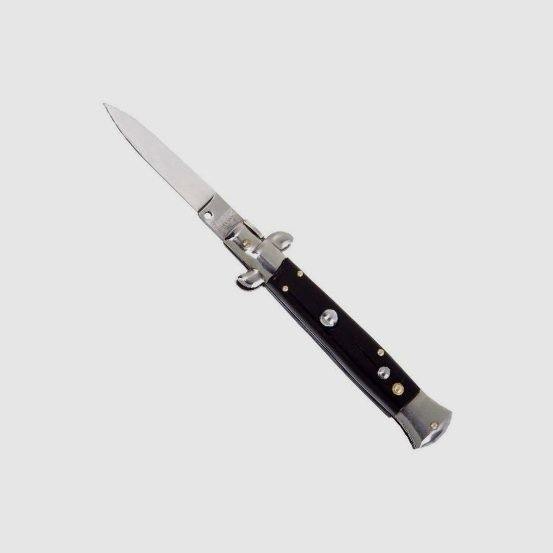 Coltello a molla Stiletto nero, 420rsf