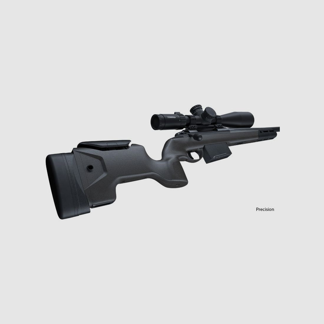 Sako, S20 Precision, .30-06, gefluted, 24" (610 mm), MT5/8-24, 5 Schuss, Schwarz, Bild 2 von 2