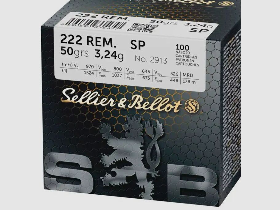 S&B 50gr / 3,24g Teilmantel SP 100Stk V335652
