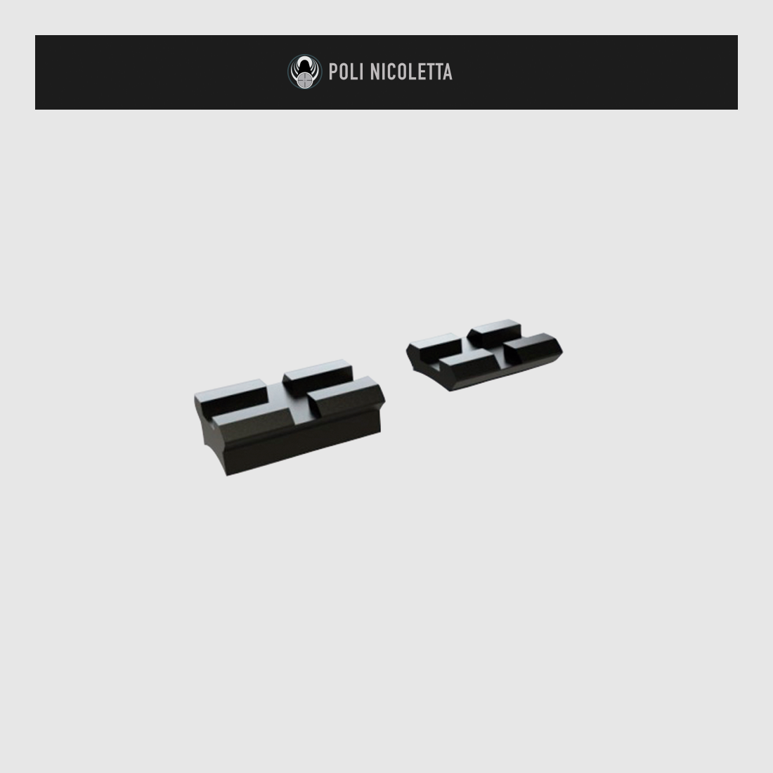 POLI NICOLETTA BASE WEAVER ACERO REMINGTON 700 (2 PIEZAS)