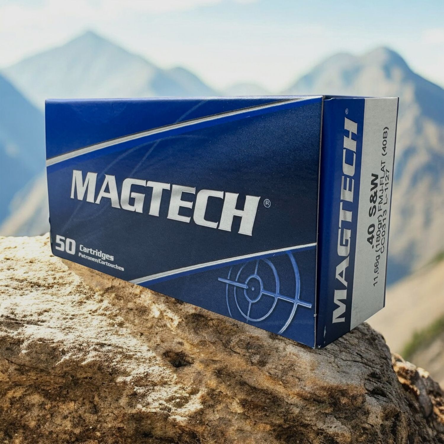 Cartuccia per Pistola Magtech Cal. .40 S&W 180grs FMJ