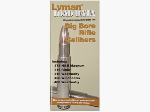 Libro di ricarica Big Bore Rifle