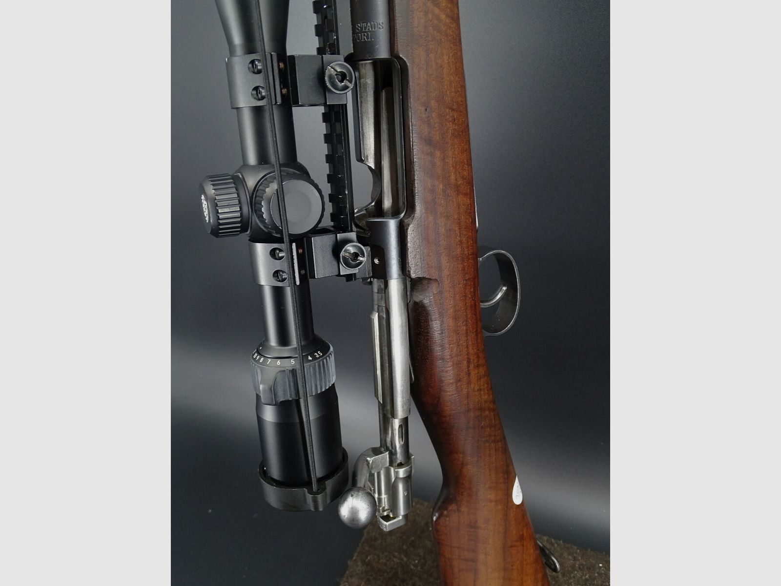 M96 Schwedenmauser Kaliber 6,5x55 ZF Nikon PR51 3,5-14x50 M96 mit ZF Leuchtpunkt