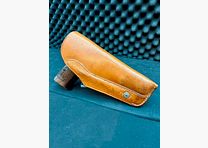Belt holster, thick leather, half open (quick draw), hard, molded parts, hand made, perfect for CZ75