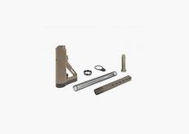 UTG PRO AR15 OPS Ready S1 Schulterstützen-Set, FDE