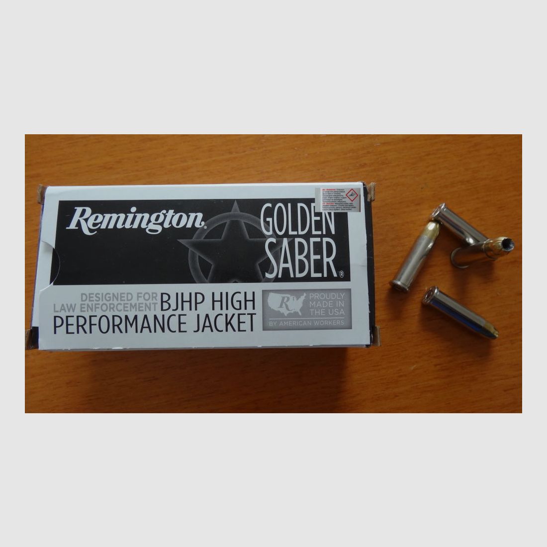 Remington 50 PATRONEN CAL. 38 Special+P - REMINGTON GOLDEN SABER BONDED HPJ 8,1 G - 125 GRS