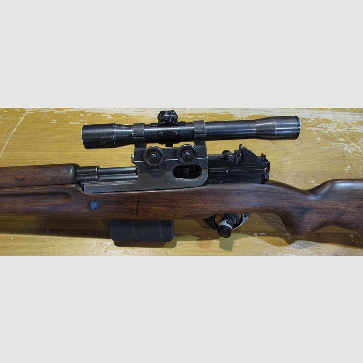 Semi-automatisch geweer SAFN 49 met richtkijker en originele montage, afbeelding 6 van 7