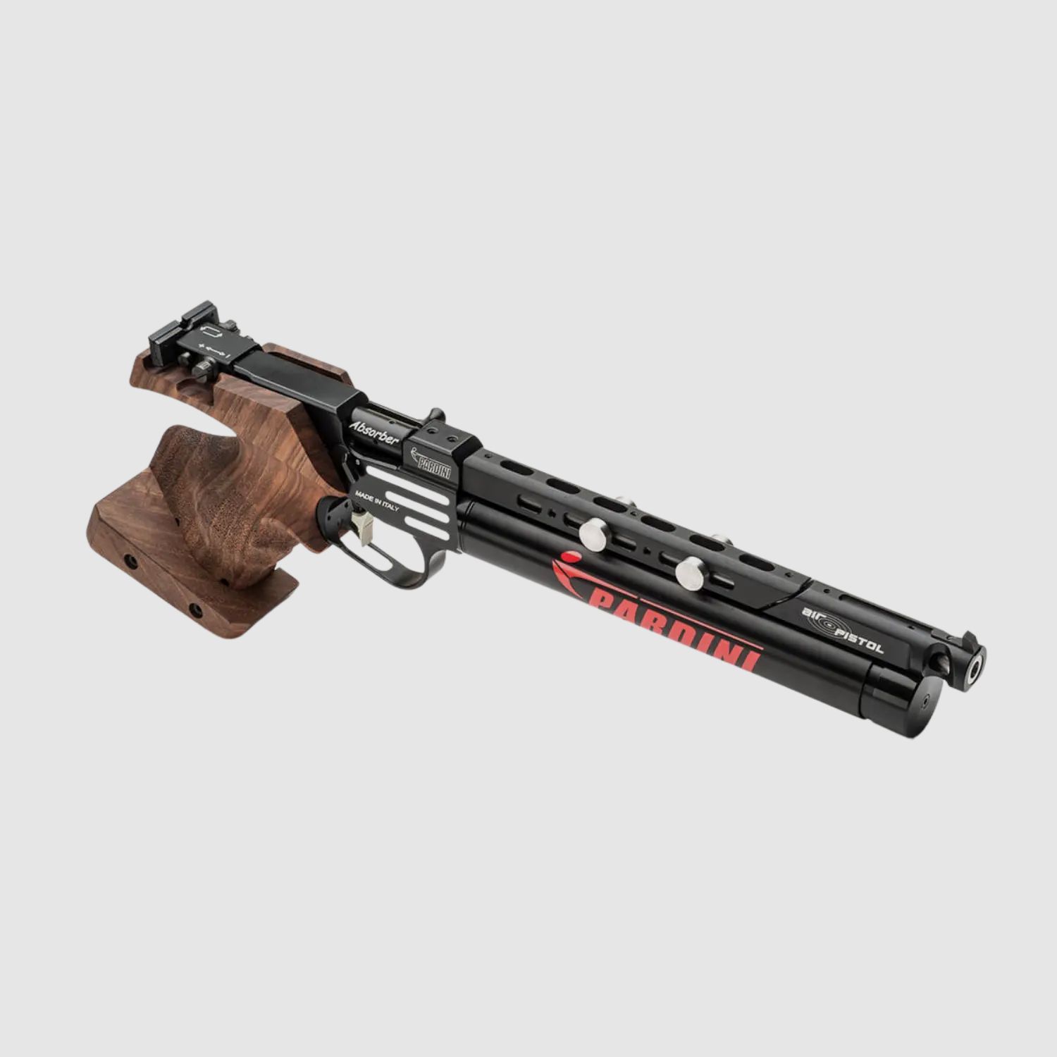 Pardini K12 Assorbente per Pistola ad Aria Compressa Calibro 4,5mm Tutto Nero Taglia M