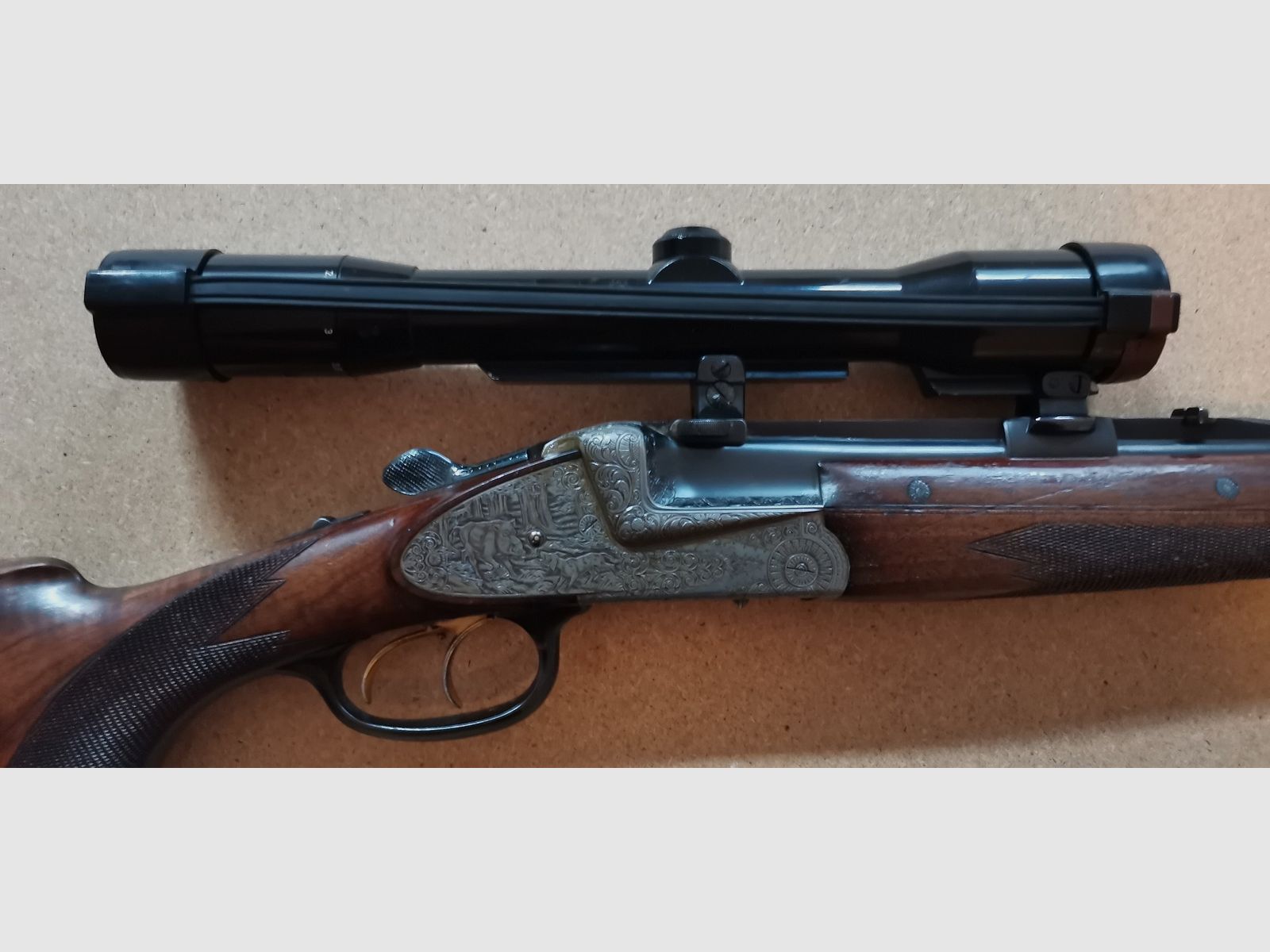 Bockdoppelbüchse Winkler Ferlach 9,3 x 74R