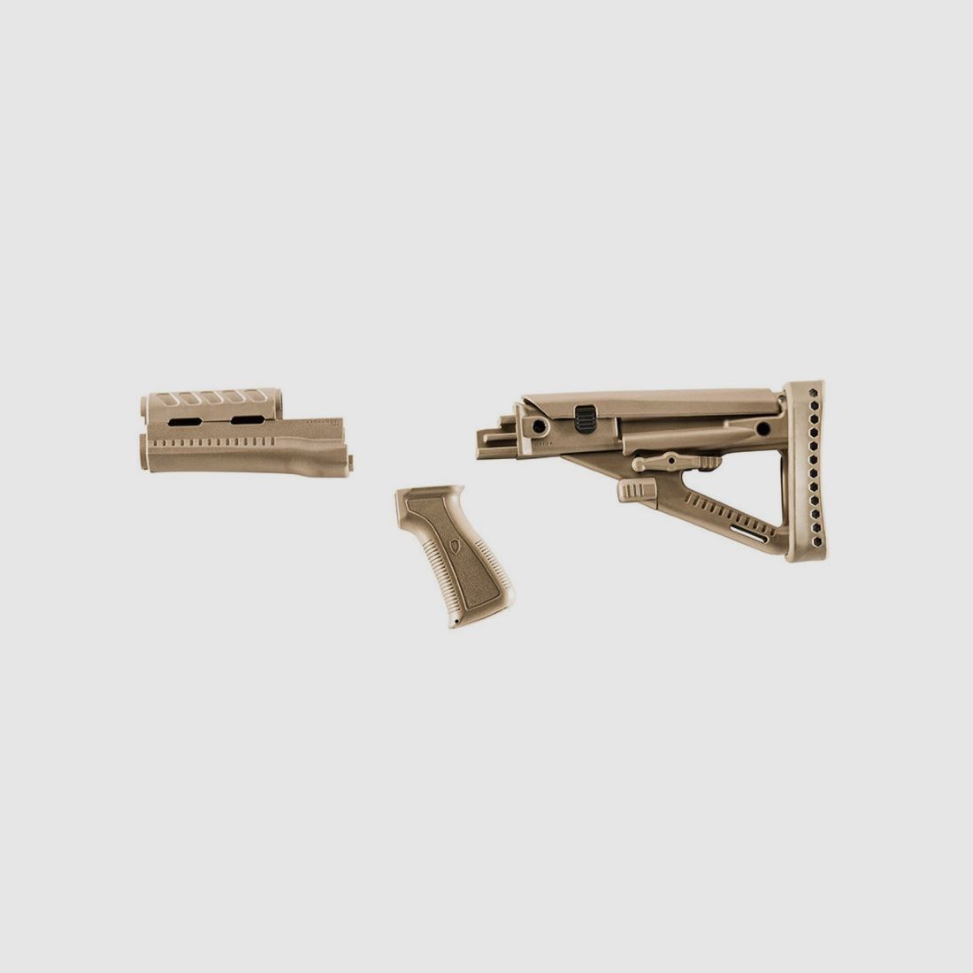 Set di calci/fore-end/manico Archangel OPFOR Series per AK-47/AKM D Tan Polimero