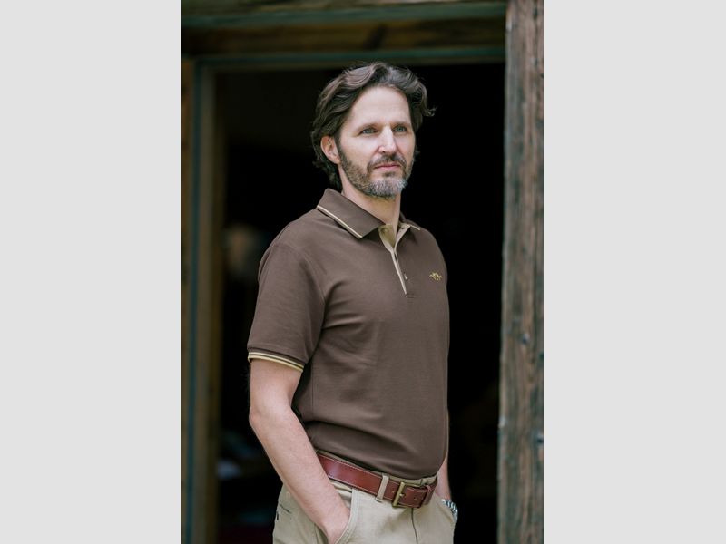 Blaser Tom Stretch Denim Chinos uomo color sabbia, immagine 11 di 14