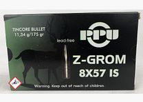 PPU cartridge 8x57 IS Z-GROM 175grs