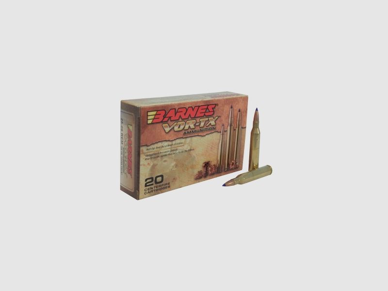 Barnes VOR-TX .25-06 Rem. 100GR Tipped TSX Boat Tail 20 patronen