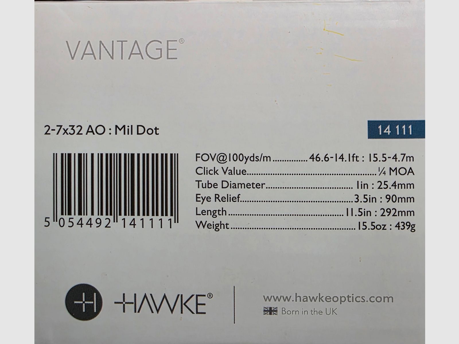 Zielfernrohr HAWKE VANTAGE 2-7X32