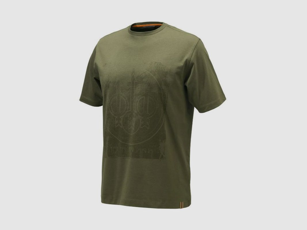 Beretta groen T-shirt met groot logo art.TS871T1557072A BERETTA, afbeelding 2 van 3