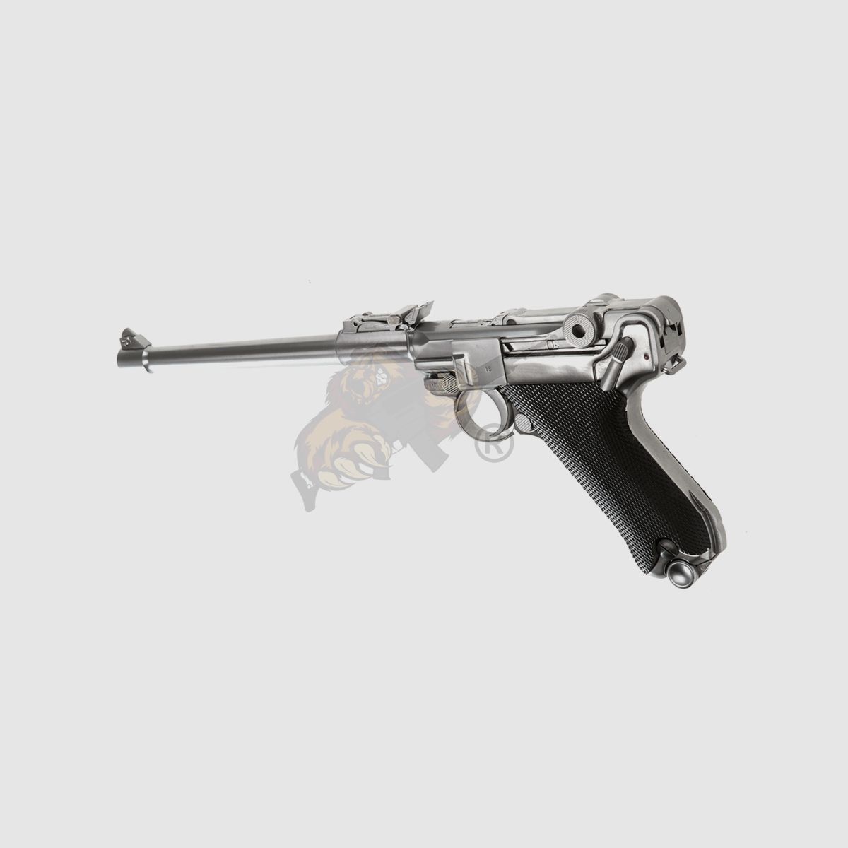 WE P08 "Ari-08" GBB en métal complet argent -F-