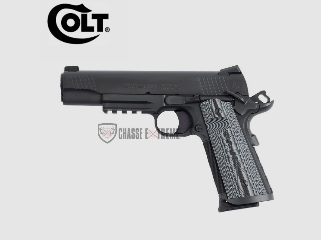 Pistole COLT CCU Rail Gun 5" Kal. 9mm Matt/Schwarz DLC