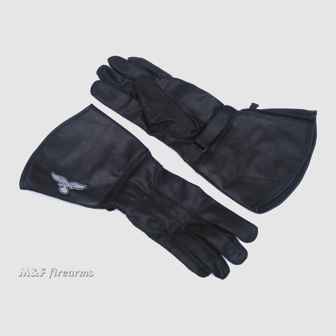 Stulpenhandschuhe "US-Police Heritage" mit langer Stulpe schwarz