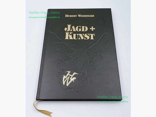Hubert Weidinger Buch Bildband Jagd+Kunst Goldschnitt