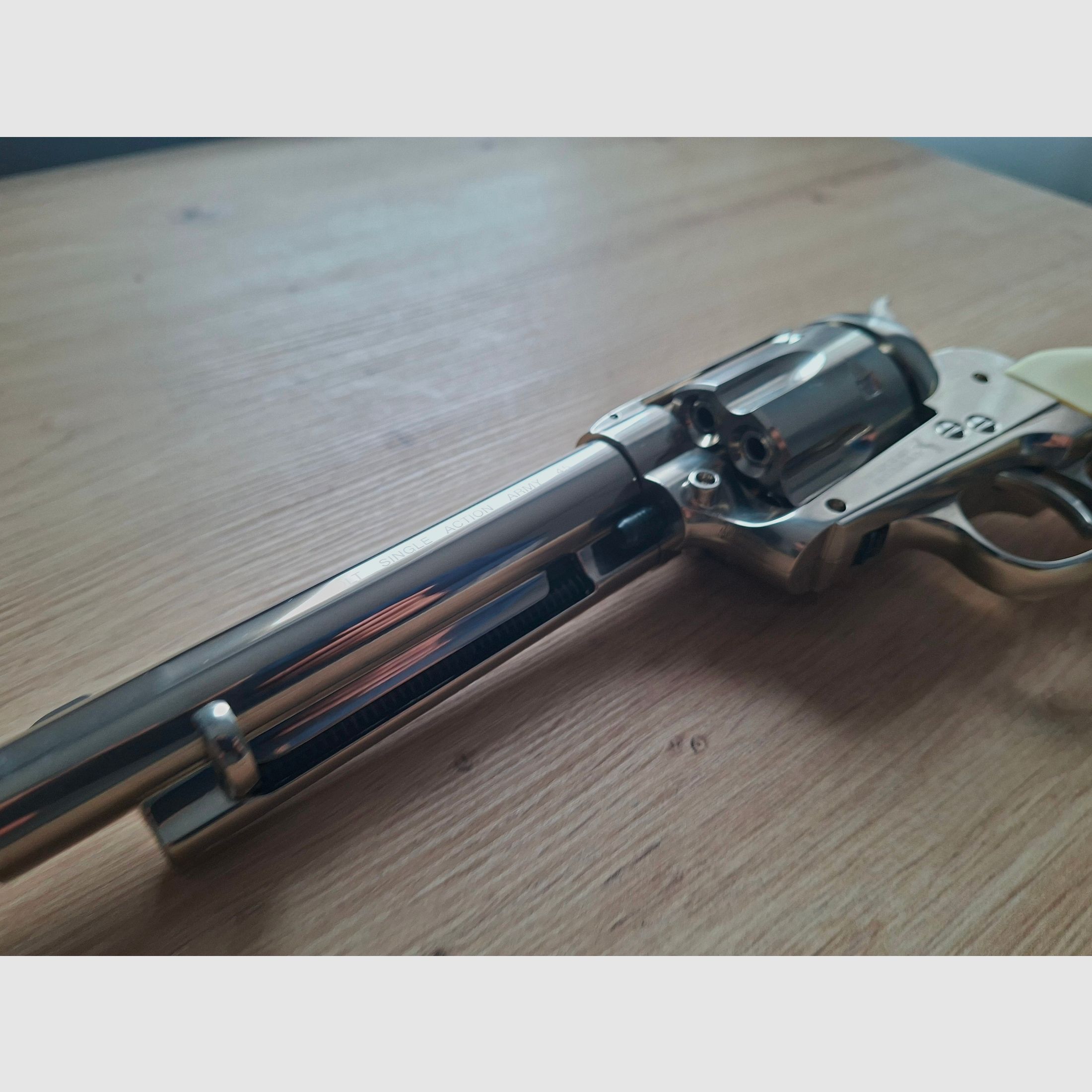Colt Single Action Army® SAA Co2-Revolver wykończenie niklowe kaliber 4,5 mm Diabolo (P18)