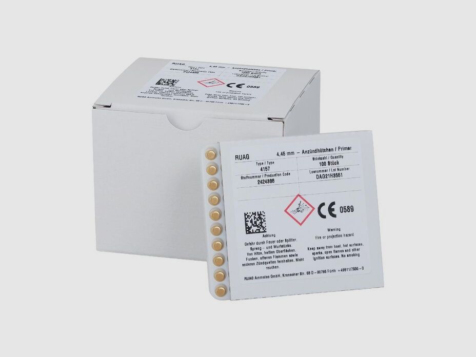 GECO Anzündhütchen 4,45mm