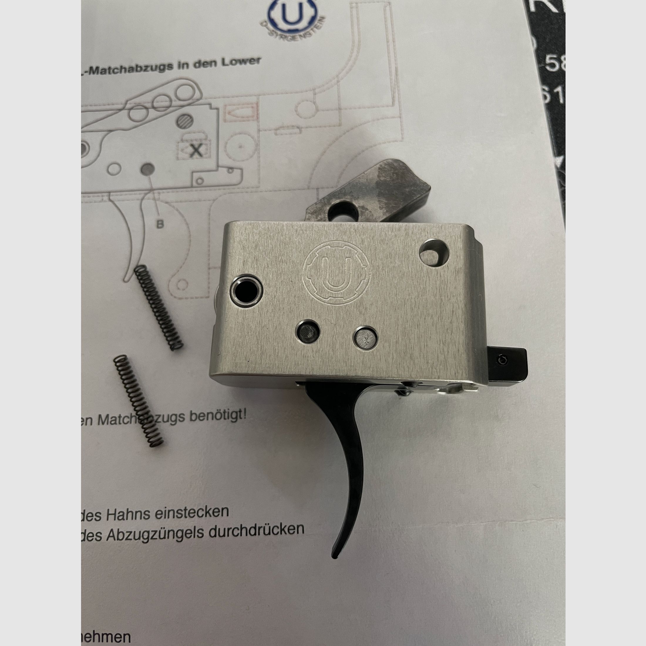 UHL afzuiging Matchafzuiging voor AR15 / AR-15