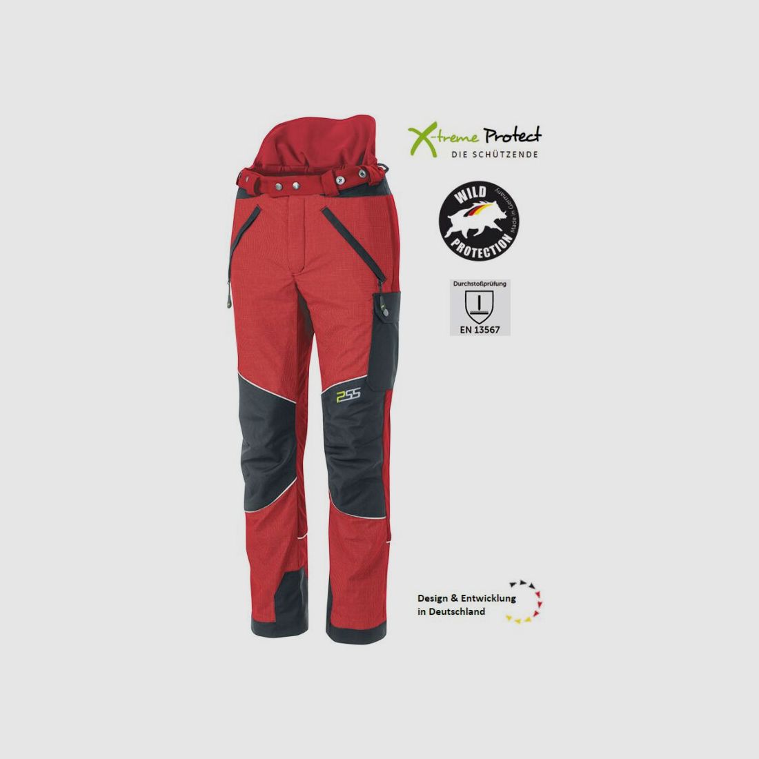 PSS X-treme Protect Sauenschutzhose Rot