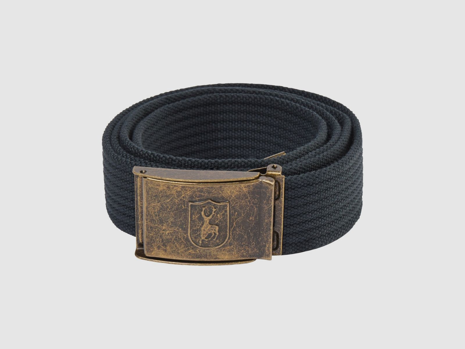 DEERHUNTER Canvas Gürtel Dark Anthracite