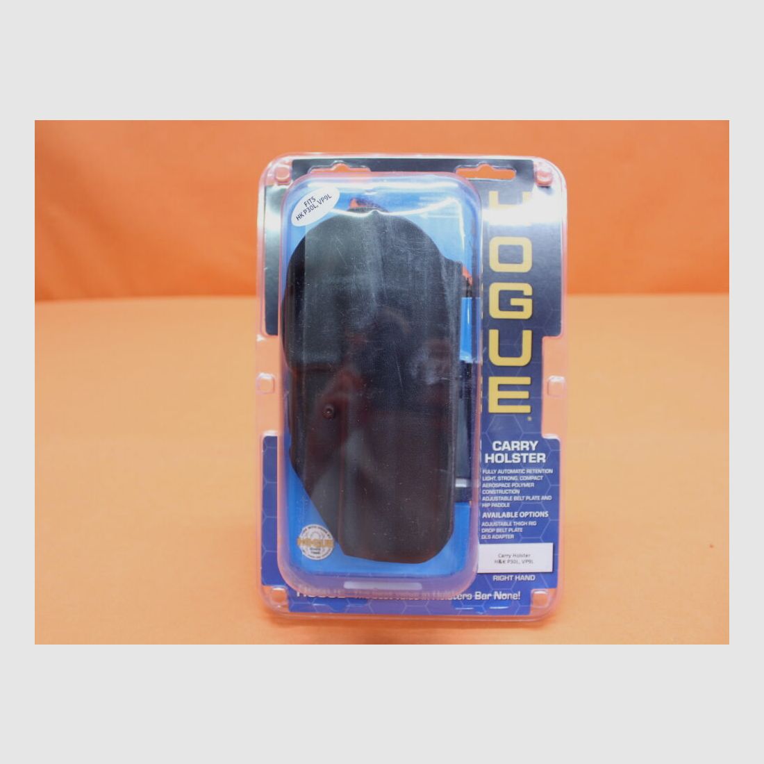 HOGUE HOGUE Holster ARS Stage 1 Carry RH (52005) Heckler&Koch P30L/ SFP9L incl. Paddle/ Piastra per cintura