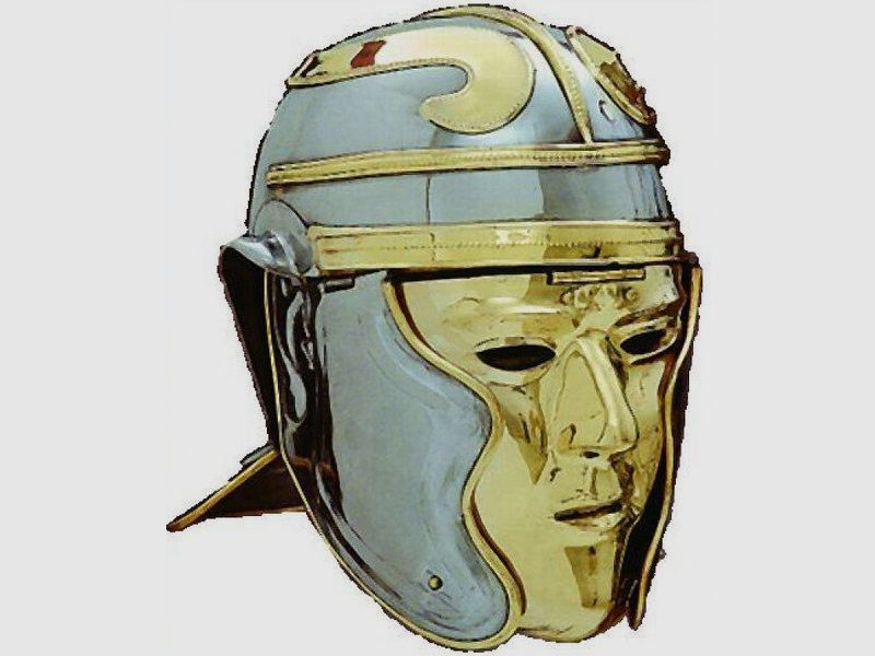 Römerhelm Kavallerie mit Gesichtsschutz