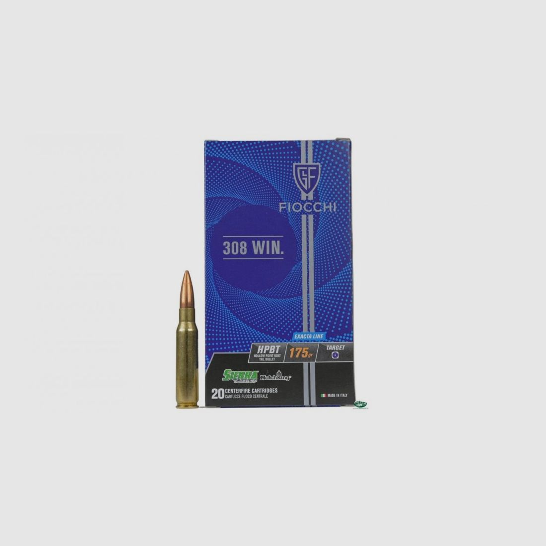 FIOCCHI Munition Kal. .308 Win Geschoss 175 gr. EXACTA