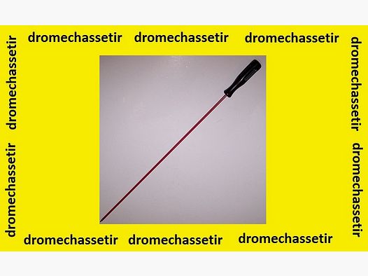 Baguette de nettoyage diametre 5mm gainée avec filetage male (54cm)