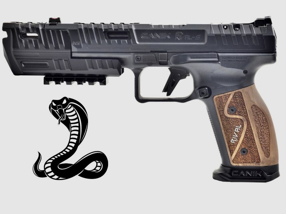 Canik Arms Canik Rival-S ''Black COBRA'' incl. wooden grip and compensator