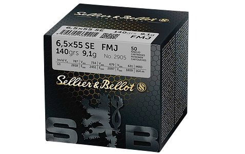 Sellier & Bellot 6,5x55 Vollmantel 9,1g/140grs.