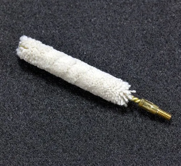 Cotton bore mop for cleaning the barrel bore - J Dewey Rods / .30/.308/7.62 mm - .38/.357/9 mm / M-30
